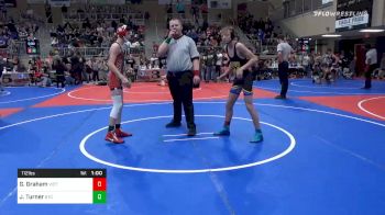 112 lbs Consolation - Gage Graham, Victory Christian Schools vs Jaxon Turner, Grove Takedown Club