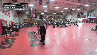 114-123 lbs Round 1 - Caleb Thompson, San Clemente Youth Wrestling vs Frankie De Leon, Rancho Bernardo
