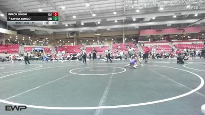 79 lbs Cons. Round 5 - Breck Simon, Hays vs Savina Burgo, Commandos