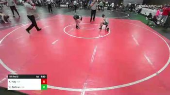 78 lbs Rr Rnd 2 - Kirklin Hay, Top Of The Rock WC vs Nathan Beltran, Top Of The Rock