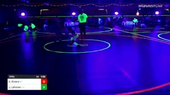 61 lbs Quarterfinal - Kaius Rivera, Team Montana vs Jacob Lehman, JJ Trained