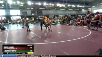 75 lbs Round 6 (8 Team) - Derik Kiefer, Backyard Brawlers vs Cannon Gregg, Stronghold - Gold