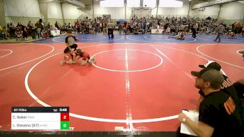 67-70 lbs Final - Chance Baker, Morris Wrestling Association vs Levi Stevens (67), Hilldale Youth Wrestling Club