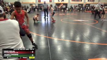 PW-17 lbs Round 2 - Knox Nolan, Big Game Wrestling Club vs Hazen Longbine, Unattached