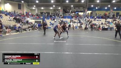 190 lbs Cons. Round 3 - Manuel Montout, St. Vincent Pallotti vs Zavian Valedon, Gerstell Academy