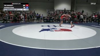79 lbs Champ. Round 1 - Tre Driggett, Brevard FCA vs Dawson Bond, SWIFT Wrestling Club