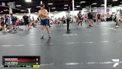 220 lbs Round 4 (6 Team) - Kwasi Bonsu, Savage WA Black vs Tyler Prince, PA Alliance Red