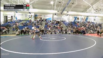 135 lbs 1st Place Match - Kylie Huber, Garden City vs Alayna Slifer, Manhattan