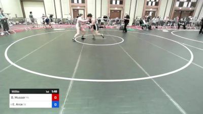 160 lbs Consi Of 4 - Brody Musser, Pa vs Enrique Arce, De