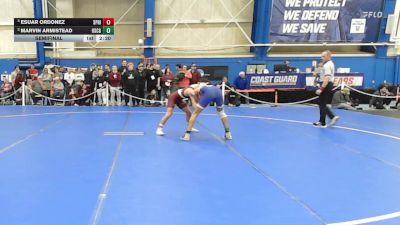 133 lbs Semifinal - Esuar Ordonez, Springfield vs Marvin Armistead, Coast Guard