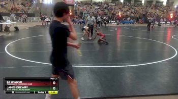 90 lbs Cons. Round 2 - Cj Weaver, Tullahoma Takedown Club vs James Drewry, Elite Wrestling Academy