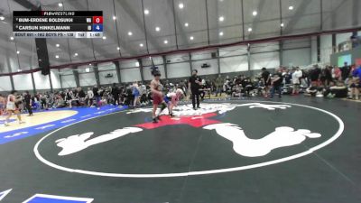 16U Boys FS - 138 lbs Cons. Round 6 - Bum-Erdene Boldsukh, WA vs Carsun Hinkelmann, ID