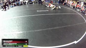 70 lbs Round 1 (6 Team) - Abram Griekspoor, Kansas Copperhead vs Rex Baumert, Nebraska Red