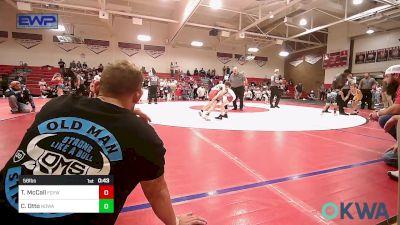 58 lbs Consolation - Timmy McCall, Fort Gibson Youth Wrestling vs Carson Otto, NORTH DESOTO WRESTLING ACADEMY