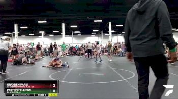 68 lbs Round 6 (8 Team) - Grayden Paris, U2 Upstate Uprising Blue vs Paxton Fellows, 84 Athletes