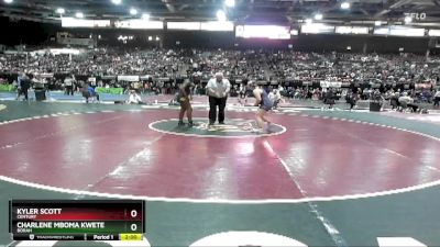 138 lbs Champ. Round 3 - Kyler Scott, Century vs Charlene Mboma Kwete, Borah