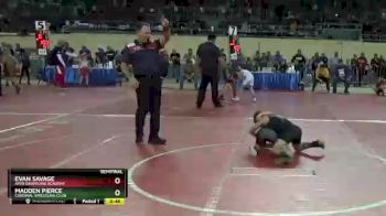 Semifinal - Madden Pierce, Cardinal Wrestling Club vs Evan Savage, Apex Grappling Academy