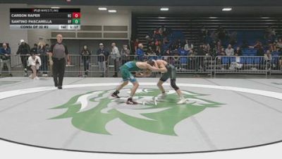 113 lbs Consi Of 32 #2 - Carson Raper, NC vs Santino Pascarella, NY