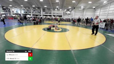 97 lbs Round Of 16 - Julian Mitura, Coventry RI vs Ronald Wood IV, Fisheye WC