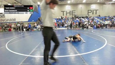 66 lbs 5th Place Match - Maui Takemoto, Team Pride Academy vs Jack Bodily, Westlake