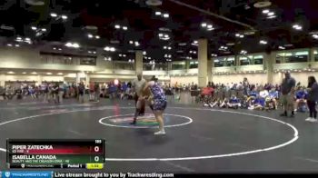 185 lbs Round 7 (10 Team) - Isabella Canada, Beauty And The Creason Iowa vs Piper Zatechka, SD Fire