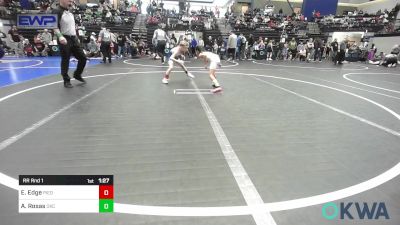 57 lbs Rr Rnd 1 - Emersyn Edge, Piedmont vs Avery Rosas, OKC Saints Wrestling