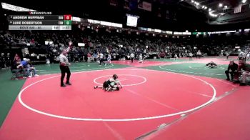 60 lbs Champ. Round 2 - Luke Robertson, FOWCA vs Andrew Huffman, DONA