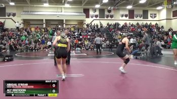 140 lbs Cons. Round 2 - Abigail O`Rear, West Delaware, Manchester vs Aly Erickson, Vinton-Shellsburg