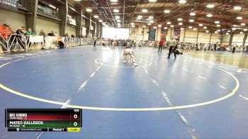 100 lbs Rd# 3 12:00pm Friday - Mateo Gallegos, PA Gold vs Bo Gibbs, Team Ohio