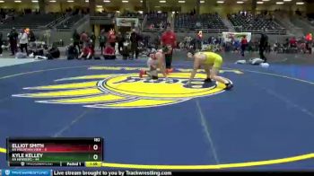 182 lbs Finals (8 Team) - Kyle Kelley, 6A Newberg vs Elliot Smith, 6A Mountain View