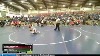 75 lbs Cons. Semi - Sam Carver, Charger Wrestling Club vs Eyring Vakapuna, Victory Wrestling