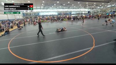 138 lbs Cons. Round 3 - Luke Harrington 2, Wrestling University vs Vinny DiVello, Skyline
