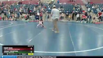 42 lbs Semifinal - Zedek Vakapuna, Victory Wrestling vs Tripp Dias, Trail Blazer Wrestling Club