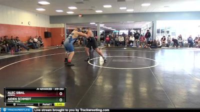 219-232 lbs Round 1 - Alec Sibal, Gering vs Aiden Schmidt, Fossil Ridge