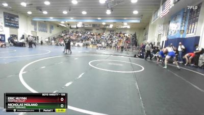 138 lbs Cons. Round 3 - Eric Huynh, Fountain Valley vs Nicholas Molano, North Torrance