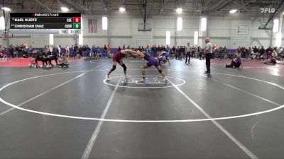 141 lbs Champ. Round 2 - Kael Kurtz, Coe vs Christian Diaz, Cornell College