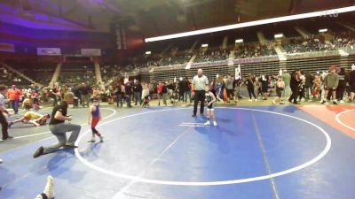 46 lbs Quarterfinal - Cash Myers, Green River Grapplers vs Korban Grant, Athlos Wrestling