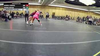 130 lbs Round Of 64 - Isabela Jordan, Braking Point vs Sienna Moyer, Yorba Linda HS