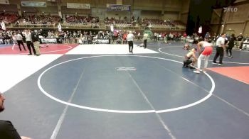 113 lbs Consi Of 4 - Arjun Ganesh, Blue Thunder Wrestling vs Michaelray Abeyta, Manitou