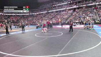 144-2A Semifinal - Kaleb Grauer, Akron vs Derick Sievertson, North Fork High School