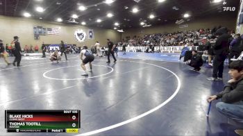 175 lbs Cons. Round 3 - Blake Hicks, Clovis West vs THOMAS TOOTILL, Mayfair