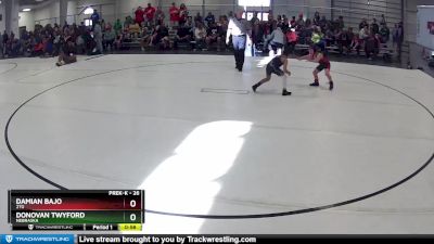 26 lbs Semifinal - Damian Bajo, 2TG vs Donovan Twyford, Nebraska