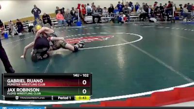 102 lbs Cons. Round 4 - Jax Robinson, Floyd Wrestling Club vs Gabriel Ruano, Munster Wrestling Club