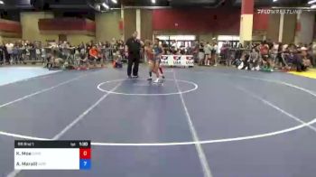 40 kg Rr Rnd 1 - Kendall Moe, Contenders Wrestling Academy vs Annalise Maralit, Misfits Girls Wrestling