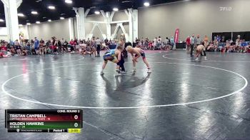 150 lbs Semis & Wb (16 Team) - Holden Hawkins, SD Blue vs Tristan Campbell, Capitian Nebraska (A Team)