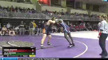 285 lbs Round 6 (8 Team) - Silas Benson, Beatrice vs David Sosanya, Manhattan