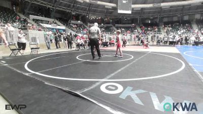 76 lbs Consolation - Haigen Wall, Locust Grove Youth Wrestling vs Parker Henry, Raw Wrestling Club