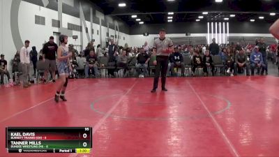 95 lbs Round 3 (8 Team) - Kael Davis, Burnett Trained (OH) vs Tanner Mills, Dundee Wrestling (MI)