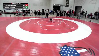 70 lbs Cons. Quarters - Cannon Kegler, Indee Mat Club vs Cullen Stanley, Mollitium Wrestling Club