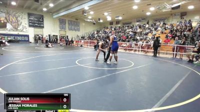 195 lbs Cons. Round 4 - Jessiah Morales, Los Osos vs Julian Solis, San Marino